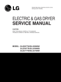 LG Electric Dryer Repair Service Manual DLE5977xx