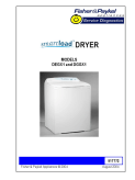 Fisher & Paykel DEGX1 and DGGX1 SmartLoad Dryer
