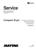 Maytag Compact Dryer Service Manual