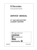 Frigidaire 27 inch Laundry Centers Gas and Electric Service Manual