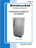 KitchenAid Outdoor Icemaker Service Repair Manual KAR-13