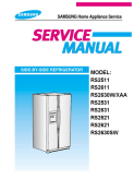 Samsung Side by Side Refrigerator Service Manual
