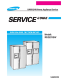 Samsung RS2533SW Side-by-Side Refrigerator Service Manual