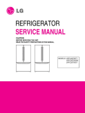 LG 22.4 cu. ft. French Door Refrigerator Service Manual LRFC22750xx