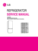 LG Tilt Door Bottom Freezer Refrigerator Service Manual LRDC22743xx