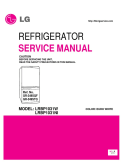LG 10 cu. ft Refrigerator Service Manual LRBP1031xx
