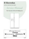 Frigidaire Refrigerator SxS 2001 Next Gen Service Manual