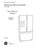 GE PFSS6NKW PFSF6NKW Refrigerator Service Manual
