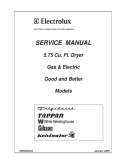 Frigidaire Gallery Dryer Service Manual