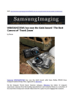 WB650(HZ35W) Has Won the Gold Award!!! The Best Camera of 'Travel Zoom'