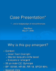 Case Presentation of Brugada Syndrome