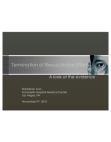 Termination of Resuscitation