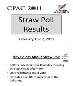 2011 CPAC STRAW POLL Final Results