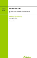 Beyond the Crisis: The impact of the financial crisis on women in Vietnam