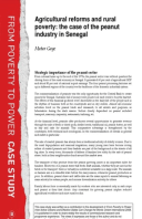 Agricultural Reforms and Rural Poverty: The case of the peanut industry in Senegal