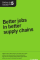 Better Jobs in Better Supply Chains