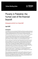 Poverty in Palestine: The human cost of the financial boycott