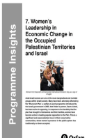 Women's Leadership in Economic Change in the Occupied Palestinian Territories and Israel