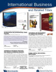 International Business and Related Titles