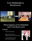From Battlefields to Boardrooms