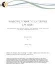 Windows 7 from the Enterprise App Store