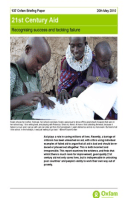21st Century Aid: Recognising success and tackling failure