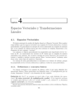 Notas de Algebra Lineal