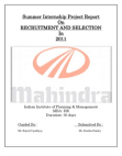Recruitment & Selection
