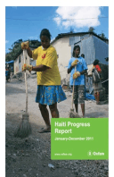 Haiti Progress Report: January – December 2011