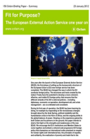 Fit for Purpose? The European External Action Service one year on