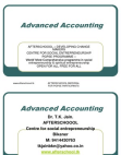 Advance acounting
