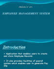 EMPLOYEE  MANAGEMENT  SYSTEM 
