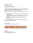 Morse Code Interpretere Strip for Boy Scout Uniforms