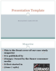 Case Study on Presentation Templates