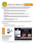 SAGES Free Resident Webinars for 2012-2013