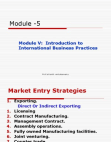 introduction to international business practices 