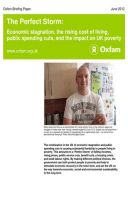 The Perfect Storm: Economic stagnation, the rising cost of living, public spending cuts, and the impact on UK poverty