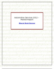 Automotive Services 2012 - Market Report