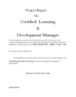 Certified Learning & Development Manager
